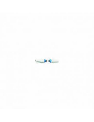 LEBENOID – Fiche TV coaxiale mâle bleu 9.52 mm – 032512