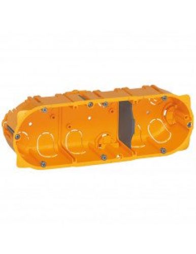 LEGRAND – Boîte BATIBOX pour cloisons sèches 3 postes 40mm – 080043