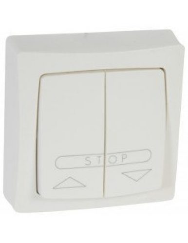 LEGRAND – Double poussoir volet roulant saillie – 086010