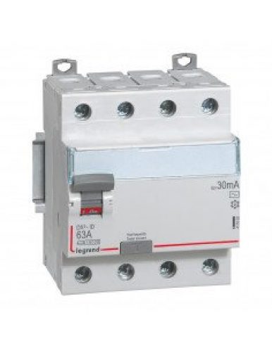 LEGRAND – Interrupteur différentiel – 63A – 30mA – type AC – DX³-ID…