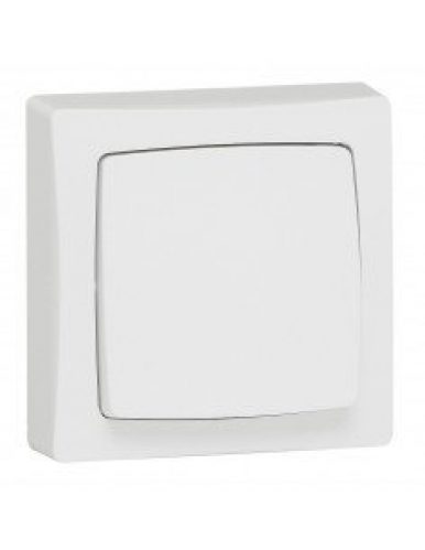 LEGRAND – Poussoir appareillage saillie complet – 6A (blanc) – 086006