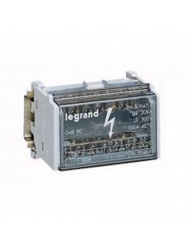 LEGRAND – Répartiteur modulaire monobloc bipolaire à bornes 100A -…