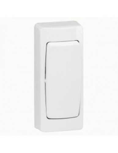 LEGRAND – Va-et-vient étroit saillie 10A blanc – 086084