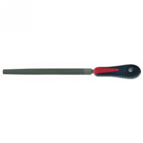 Lime pour métaux tendres triangulaire 912 à manche bi-matière