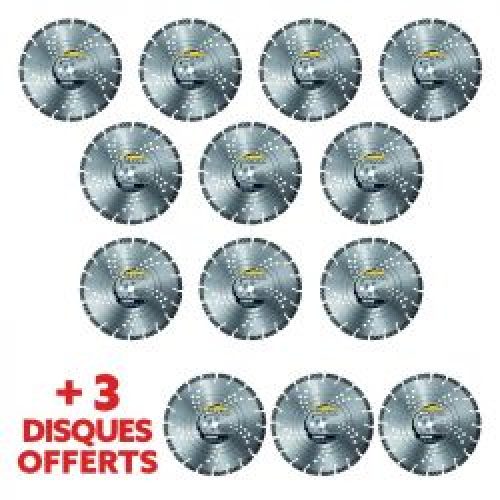 Lot De 10 Disques Diam Dsl Maxx O 230Mm 3 Disques Diam Dsl Maxx O230Mm
