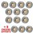 Lot De 10 Disques Diam Fc88 O125Mm 3 Disques Diam Fc88 O125Mm