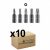 Lot de 10 Embouts professionnel TX étoile Torx