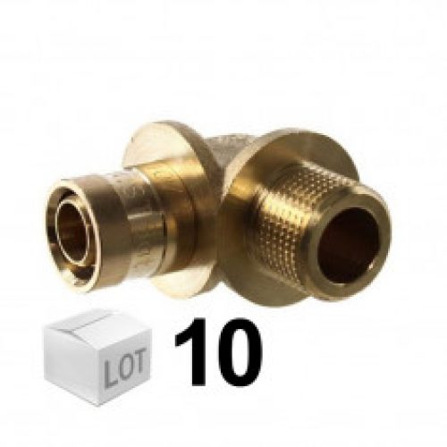 Lot de 10 Raccords PER glissement coude mâle DISPONIBLE en 3 MODELES