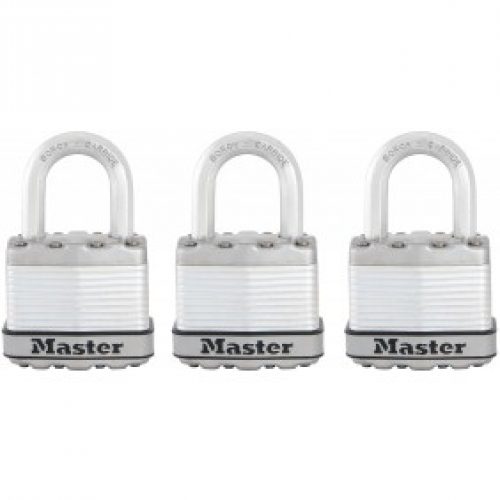 Lot de 2 et 3 cadenas s’entrouvrants à clé – acier laminé – anse 24 mm