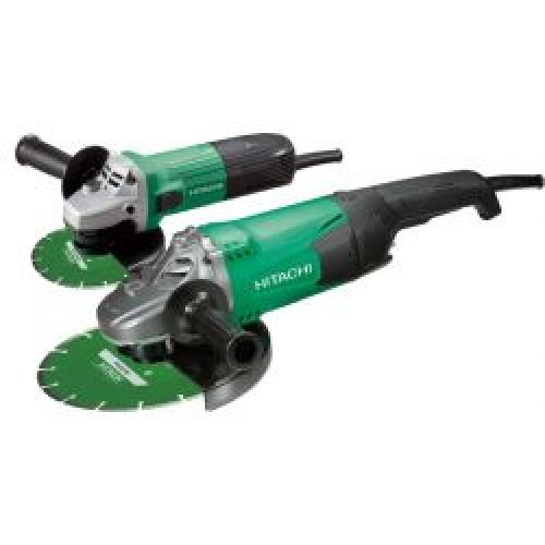 Lot De 2 Meuleuses Hitachi Hikoki G2313S2T G23St O 230 Mm 2000 W G13Sta O 125 Mm 600 W 2 Disques Diamants