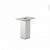 Lot De 2 Pieds Carres Reglables Pour Meuble De Salle De Bains Finition Aluminium L35 X L35 X H13 Cm Hakeo
