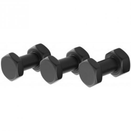 Lot de 3 patères – 1 crochet – CTRL-BOLT S