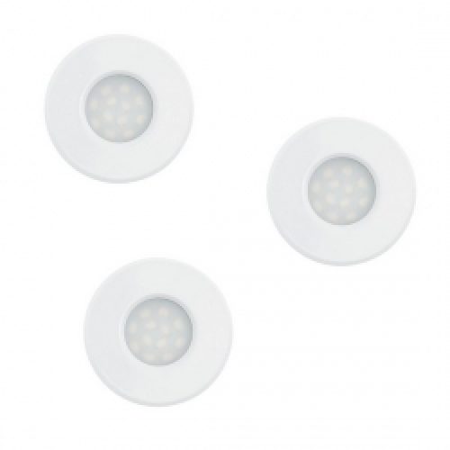 Lot de 3 spots LED encastrable blanc