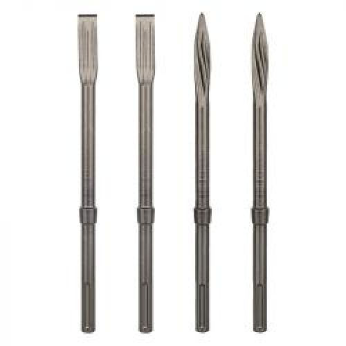 Lot De 4 Burins Auto Affutant Bosch Pro Sds Max Rtech 2607017368