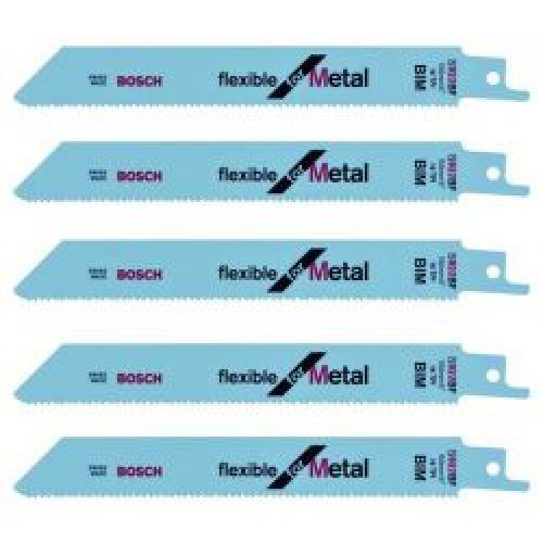 Lot De 5 Lames De Scie Sabre Bosch S922Bf Professional Metal
