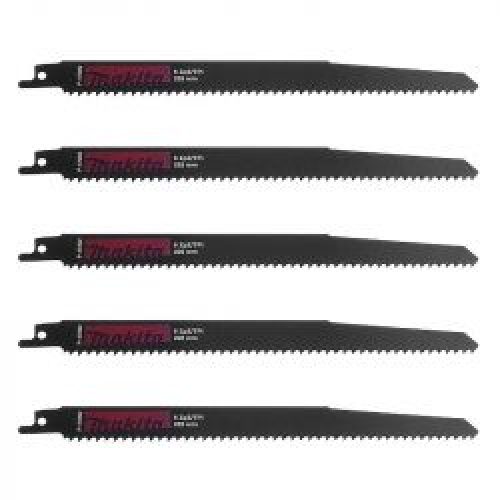 Lot De 5 Lames De Scie Sabre Makita P 47092 Pour Bois Pvc Et Plastique 6 A 100Mm