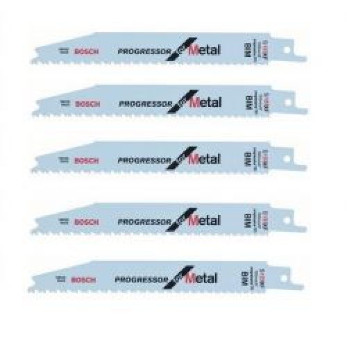 Lot De 5 Lames De Scie Sabre S 123 Xf Bosch 2608654402 Pour Metal