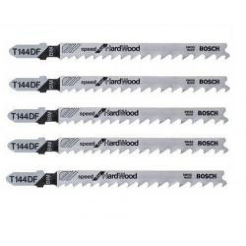 Lot De 5 Lames De Scie Sauteuse T 144 Df Bosch 2608634567 Pour Bois Dur