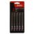 Lot de 5 lames de scies sauteuses ERKO bois coupe nette