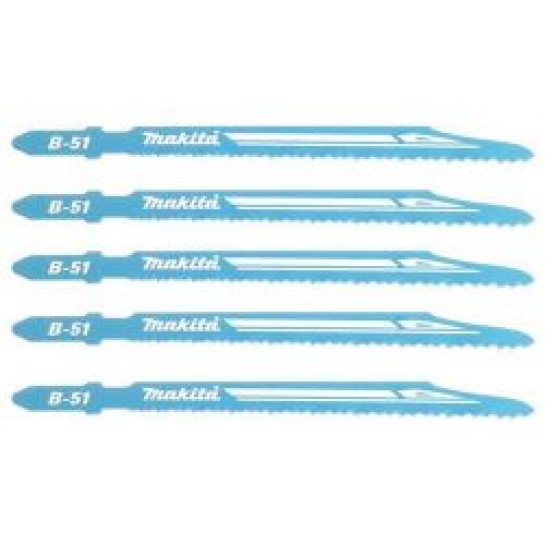 Lot De 5 Lames Makita B 06476 B51 Super Express Metal