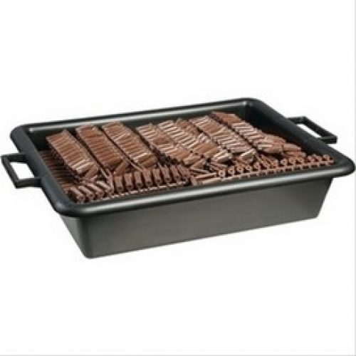 Lot de Chevilles plastique crampon en auge Marron Ø8mm L=32mm, vis Ø4 à 7mm par 1500