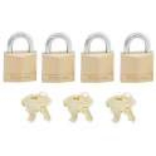 Lot de quatre Cadenas laiton 30 mm Master Lock