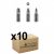 Lots de 10 Embouts professionnels PZ cruciforme