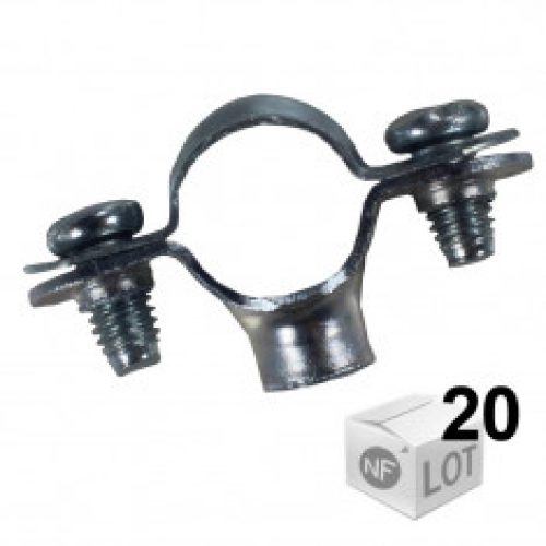 Lots de 20 Colliers de fixation Atlas simple – Ø14 ou Ø16 ou Ø18 ou Ø22 – FISCHER