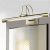 Luminaire de miroir contemporain en inox