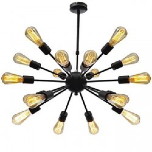 Lustre de Style Américain à 18 lampes