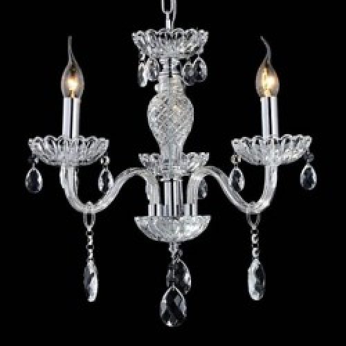 Lustre en Verre de Cristal