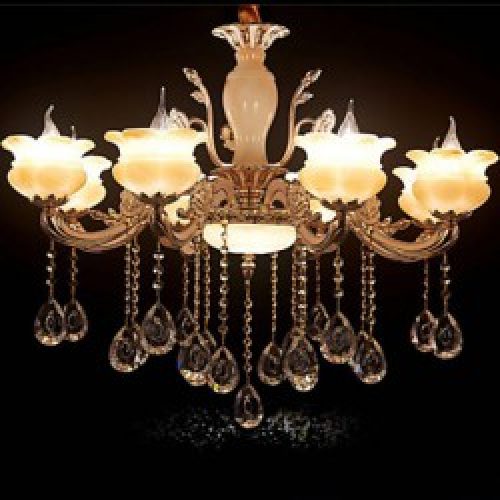 Lustre en Verre et Métal à style rustique