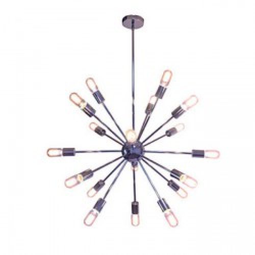 Lustre Globe en Métal à plusieurs lampes