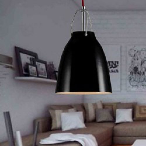 Lustre moderne en Métal Noir