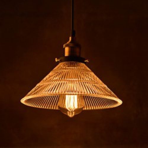 Lustre Moderne à Store en Verre