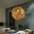 Lustre sous forme de boule en Bois