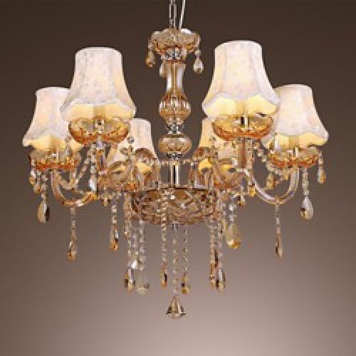 Lustre Style de luxe en Cristal à 6 Chandeliers Européens