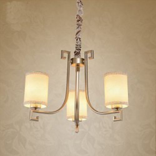 Lustre style rustique en Métal à 3 lumières