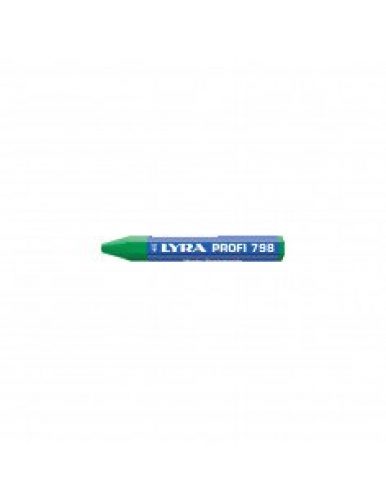 LYRA 798 PROFI 4880067 Craie de marquage à la cire vert boîte de 12