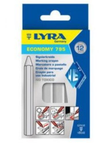 LYRA – Boîte de 12 craies de marquage 110×11 mm plusieurs couleurs…