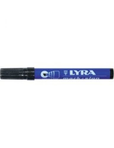 LYRA – Marqueur à pointe biseau rouge – 4010017