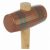 Maillet tonneau en bois comprimé lamellé, manche hickory