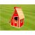 Maisonnette pour enfants 1,24m² Peter rouge…