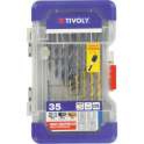 Malette 35 pièces – Mixte Perçage et Vissage – Tivoly