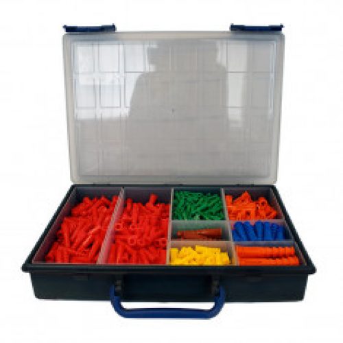 Mallette chevilles spécial sanitaire 493 pièces