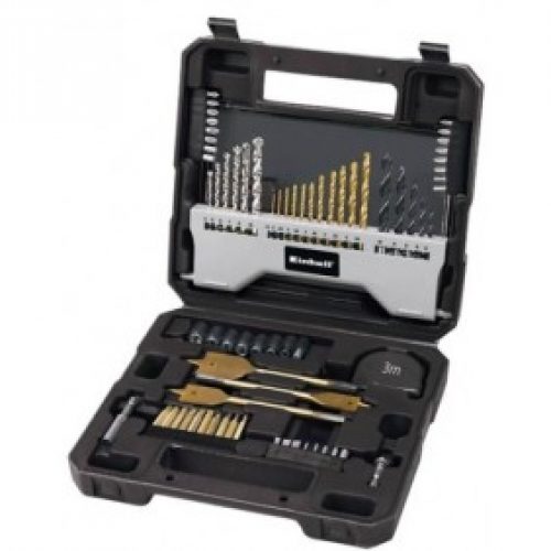 Mallette de 43 embouts, 18 forêts, 7 clés Allen et un mètre ruban