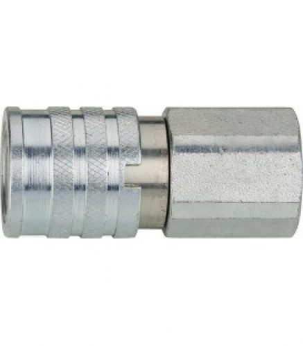 Manchon d&rsquo;accouplement hydraulique avec soupape plat, ISO 16028, 3/8&Prime; femelle