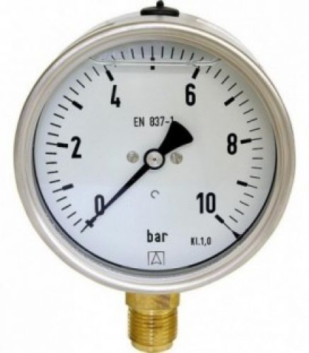 Manometre glyce.0-1bar100mmÝG1/2