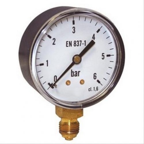 Manomètre radial 0 à 4 bars Ø50mm