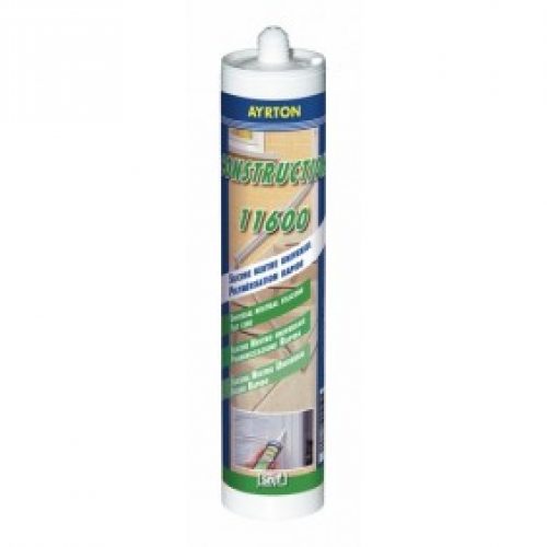 Mastic silicone neutre 11600 pour joints de menuiserie